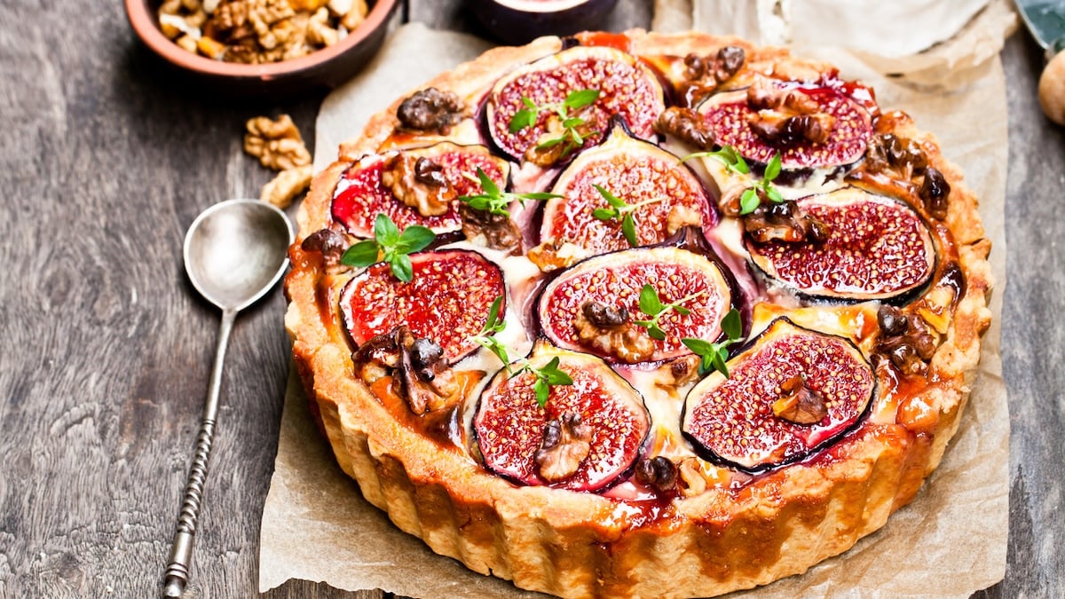 Tarte aux figues et miel
